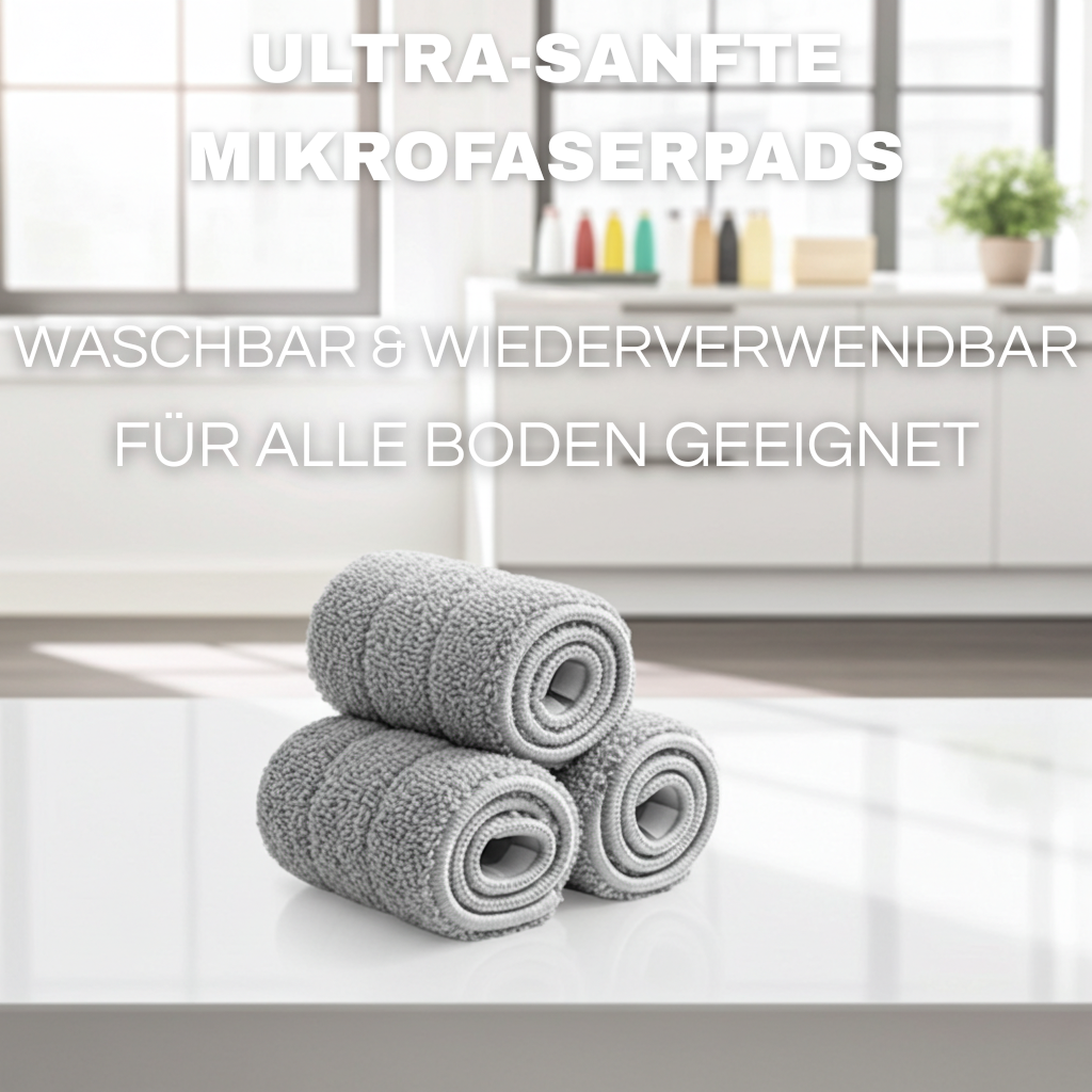 SwiftMop™ – Streifenfreie Reinigung in Sekunden