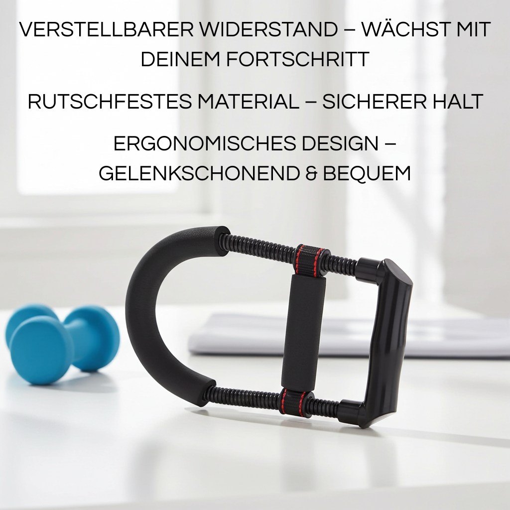 GripX™ – Unterarm- & Griffkraft Trainer